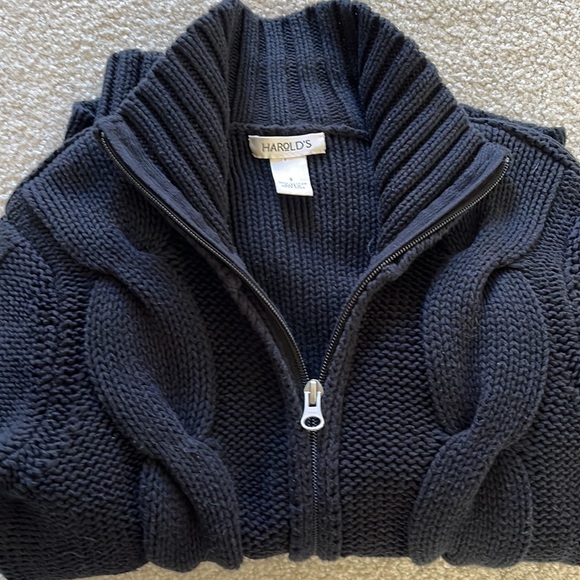 Harold’s cable knit zip cardigan S - Picture 5 of 5